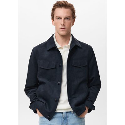 Surchemise simili-cuir daim MANGO MAN
