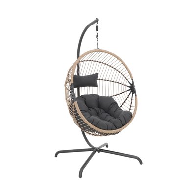 Oeuf suspendu acier coussin inclus CASSIS SWEEEK