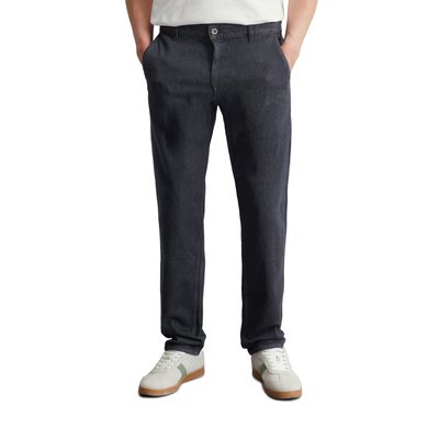 Jeans zippe en bas homme La Redoute