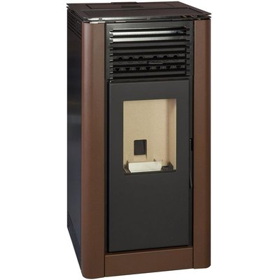 ESCALOR Poêle à granulés ISABELLA 10kW marron A+ Conforlux FERLUX