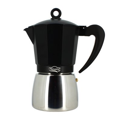 Cafetière 9 tasses en aluminium, MOKA MENASTYL