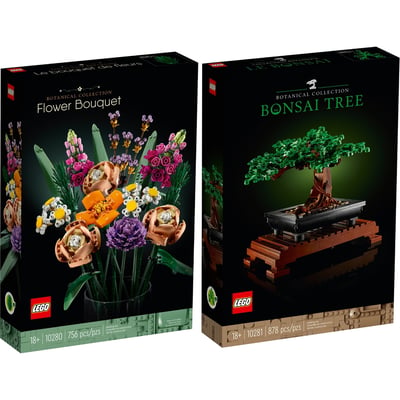 Creator Expert lot de 2 articlesBouquet de fleura et arbre Bonsai LEGO