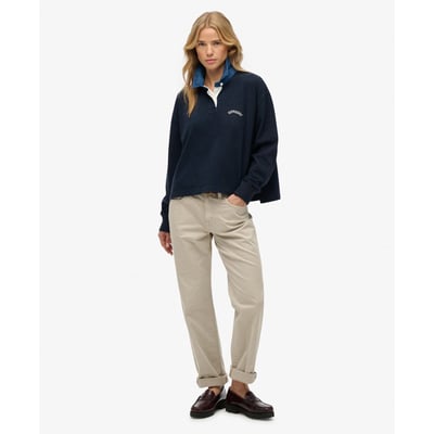 Pantalon chino à taille mi-haute SUPERDRY