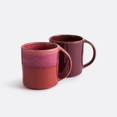Lot de 2 mugs en grès émail réactif, Sintra LA REDOUTE INTERIEURS