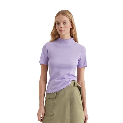 T-shirt à côtes slim en jersey stretch en coton organique MARC O’POLO DENIM