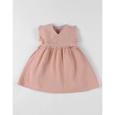 Robe portefeuille en mousseline de coton NOUKIE'S