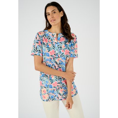 Tunique maille crêpe stretch fleurie DAMART