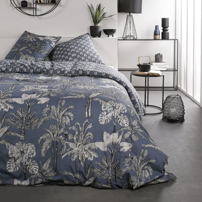 Parure de lit coton 2 personnes imprimé jungle SUNSHINE TODAY