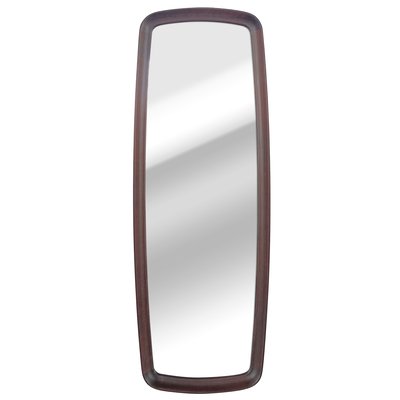 Miroir décoratif ovale en Bois marron, NÉO INSPIRE
