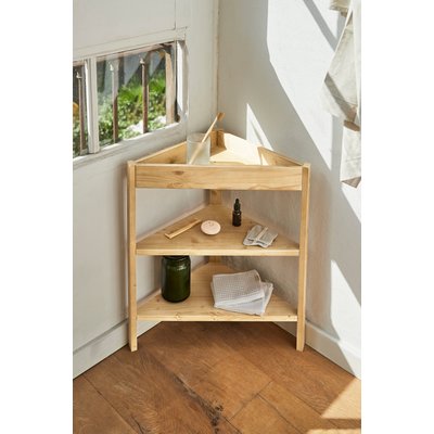 Étagère d'angle en bois, Mauro HANNUN