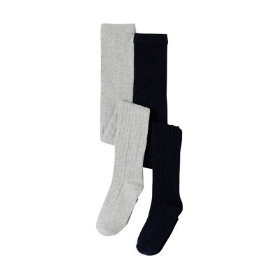 Lot 2 paires de collants en maille fantaisie VERTBAUDET