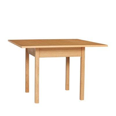 Table à manger en placage de chêne et bois de chêne GEO. HUBSCH