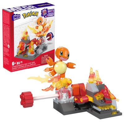 Coffret À Construire Pokémon Danse Flammes De Salamèche MATTEL