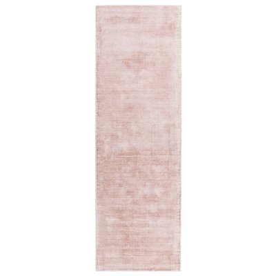 Distressed Hand Woven Viscose Runner Rug - 240x66cm SO'HOME