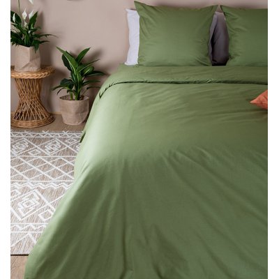 Housse de couette adulte en Coton Bio coloris uni KADOLIS