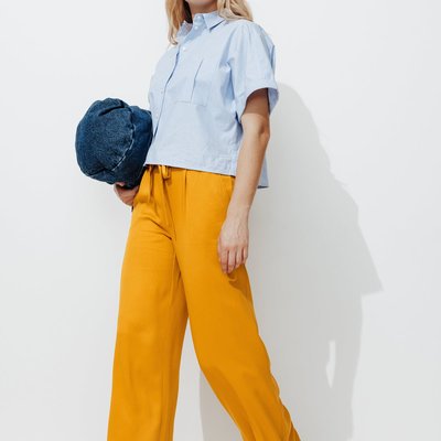 Pantalon large taille haute PROMOD
