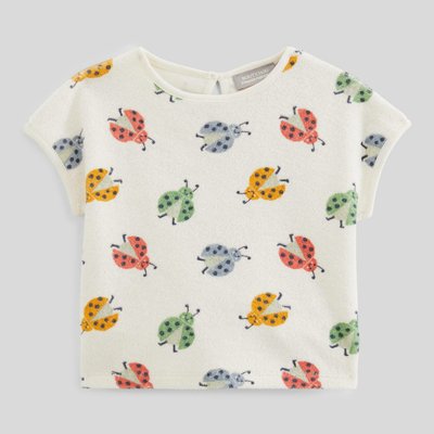 T-shirt manches courtes imprimé en éponge en coton BIO GOTS BOUT'CHOU