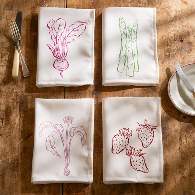 Le Marché Set of 4 Napkins LA REDOUTE INTERIEURS X CÔTE