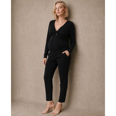 Pantalon carotte de maternité Clark CACHE COEUR