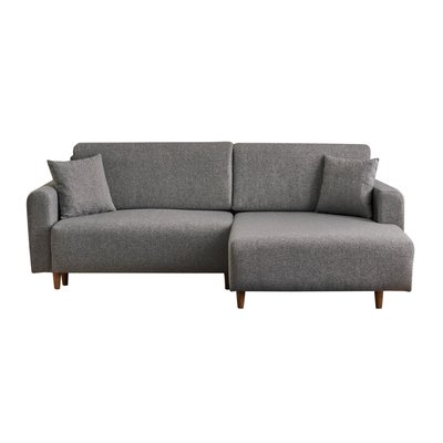 Canapé d'angle convertible méridienne à droite en tissu L246 cm - MANE CALICOSY