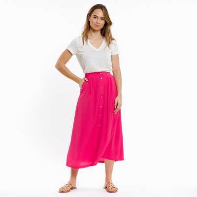 Jupe rose corail La Redoute