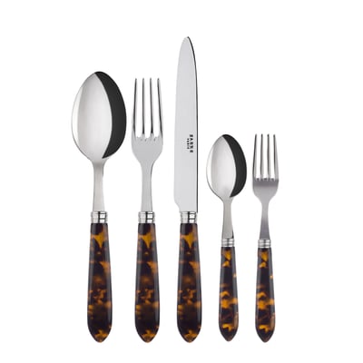 Set de 5 couverts de table, Tortue SABRE