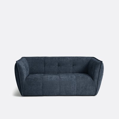Gekreuztes Chenille-Sofa, 2-Sitzer, SIMONE LA REDOUTE INTERIEURS