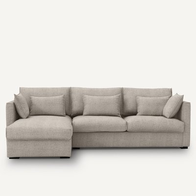 Sofá cama rinconero de lino moteado, Camille AM.PM
