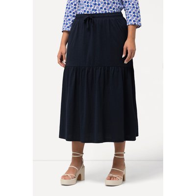 Jupe en jersey texturé. Coupe évasée ULLA POPKEN