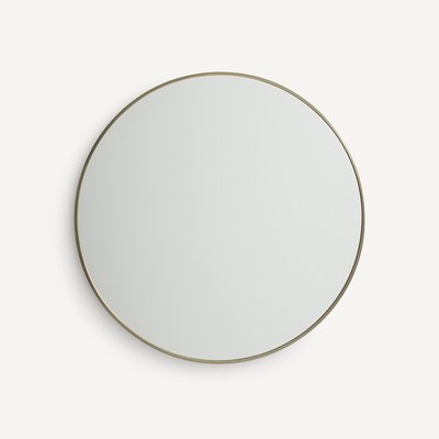Miroir métal acier laiton vieilli Ø80 cm, Caligone AM.PM