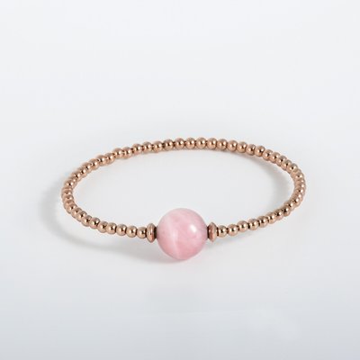 Bracelet Tango - Rose quartz - (M) LILIFLO