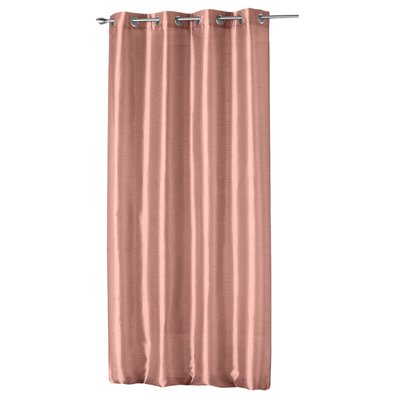 Rideau a oeillets tissu Shantung Shana DOUCEUR D'INTÉRIEUR