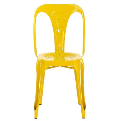 Chaise en fer jaune INDUS ZAGO