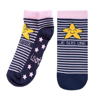 Chaussettes anti-dérapantes étoile ISOTONER