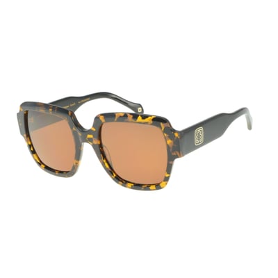 Lunettes de soleil Sharon vertes marbre INES DE LA FRESSANGE PARIS