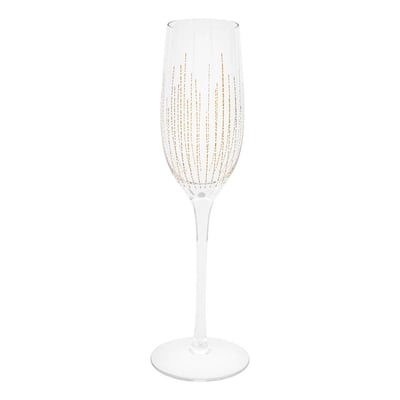 Lot de 4 flûtes à champagne en verre LUNIS ATMOSPHERA