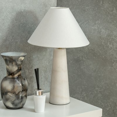 Margot White Marble Table Lamp SO'HOME