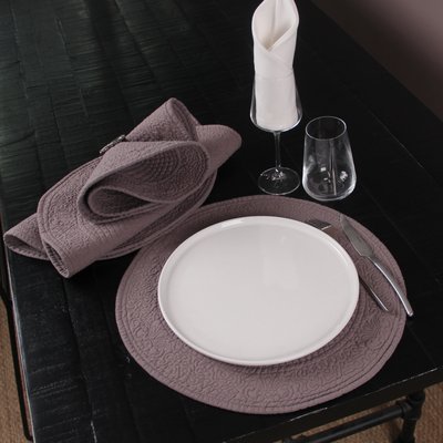 Set de table rond et matelassé SUD ETOFFE