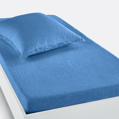 Linot 30cm High Washed Linen Child's Fitted Sheet LA REDOUTE INTERIEURS