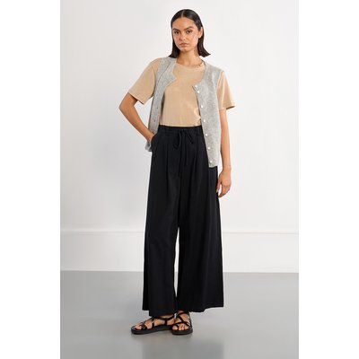 Pantalon large, taille haute LILI SIDONIO