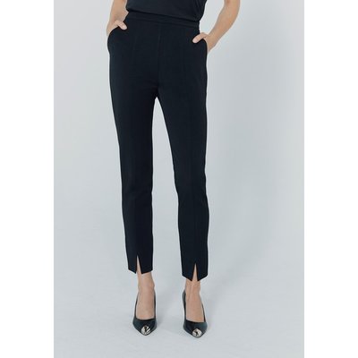 Pantalon slim en twill fente devant IKKS