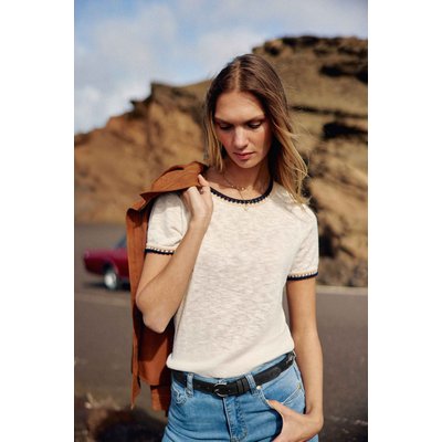 Pull col rond uni MADI LA PETITE ETOILE