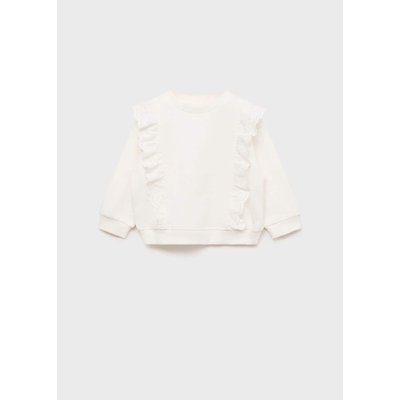 Sweat-shirt détail volants MANGO BABY