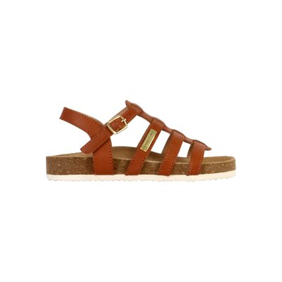 Sandale Plate Cuir Izaz LES TROPEZIENNES PAR M BELARBI