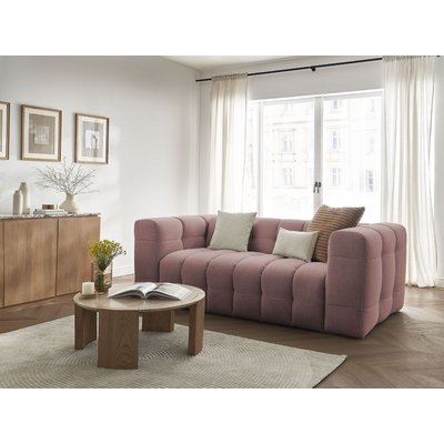 Canapé droit convertible 3 places en tissu lisse, CLOUD BOBOCHIC
