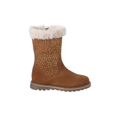 Boots en cuir zippées VERTBAUDET