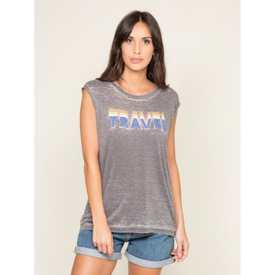 T-shirt Col Rond Sans Manches Florifou DONA LISA