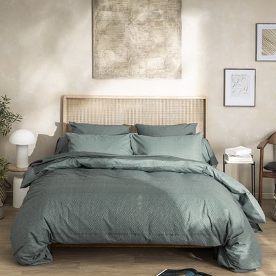 Housse de couette imprimée en microfibre, ALBAN ORIGIN
