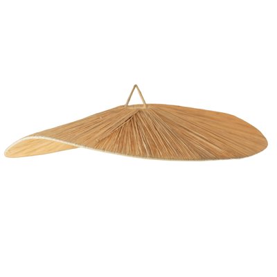 Abat-jour parasol raphia volanté HOME MAISON