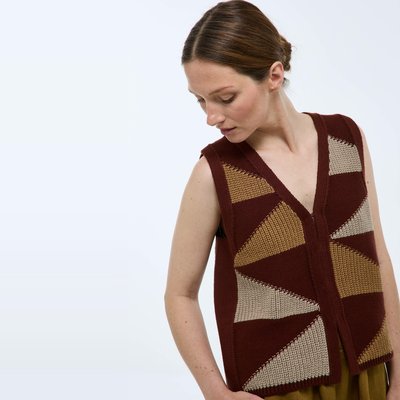Gilet sans manche en tricot MONOPRIX